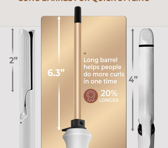 9mm Ceramic Curling Wand