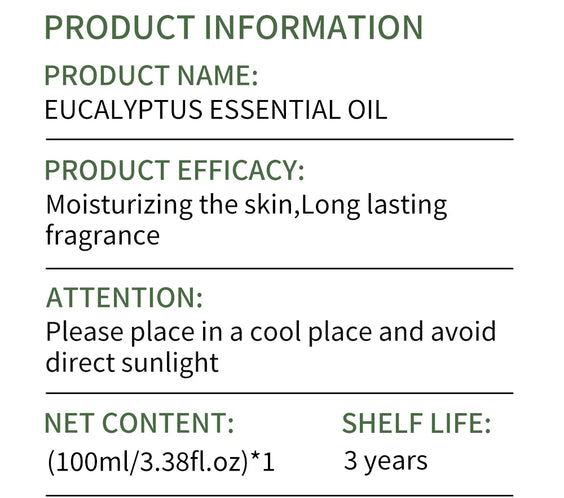 Eucalyptus Globulus Leaf Oil