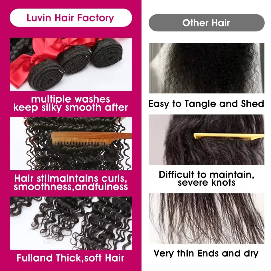 Burmese 100 Percent Unprocessed Human Hair Bundle Kinky Curly Jerry Curly 28 Inch 30 Inch Natural Wave Double Weft Remy by Beauty Bae