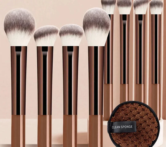 12pc Wool Fiber Brush Set