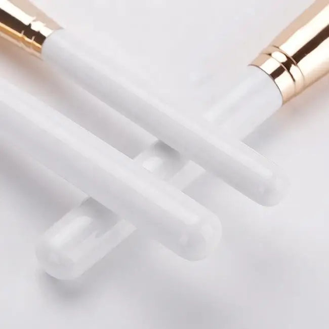 10-Pc Wool Makeup Brush Set