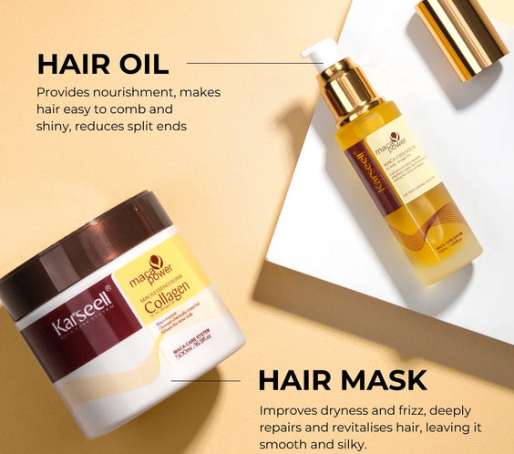 Collagen Hair Mask + Argan Oil