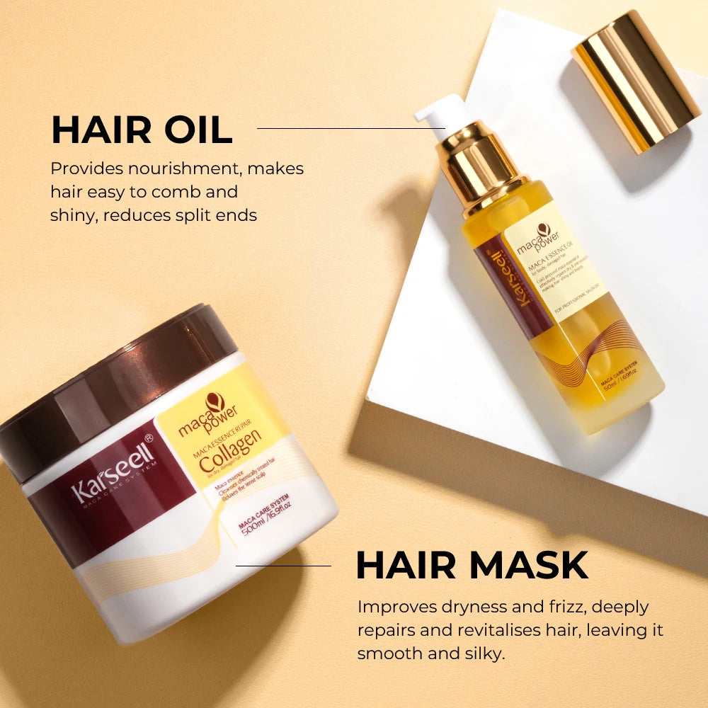 Collagen Hair Mask + Argan Oil