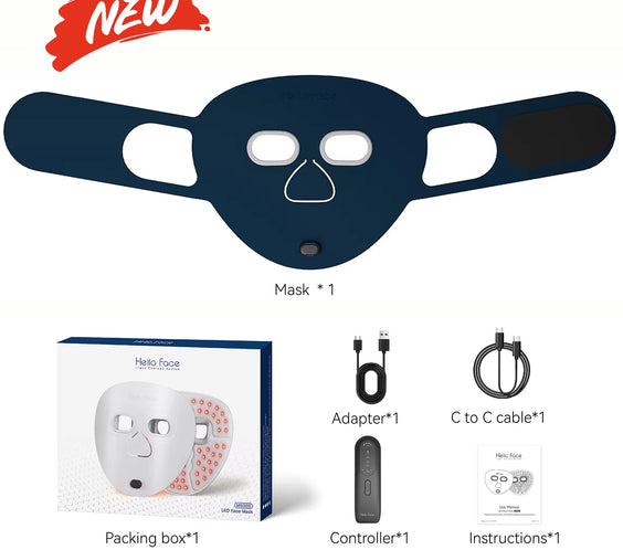 NIR Red Light Facial Mask
