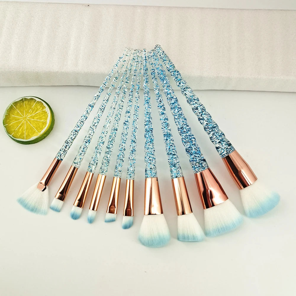 Unicorn Diamond Brush Set 10pc