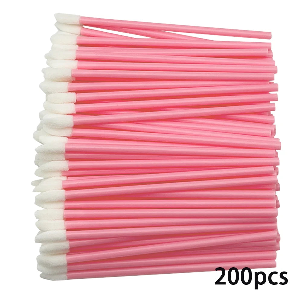Disposable Wool Lip Wands 200 - Beauty Bae
