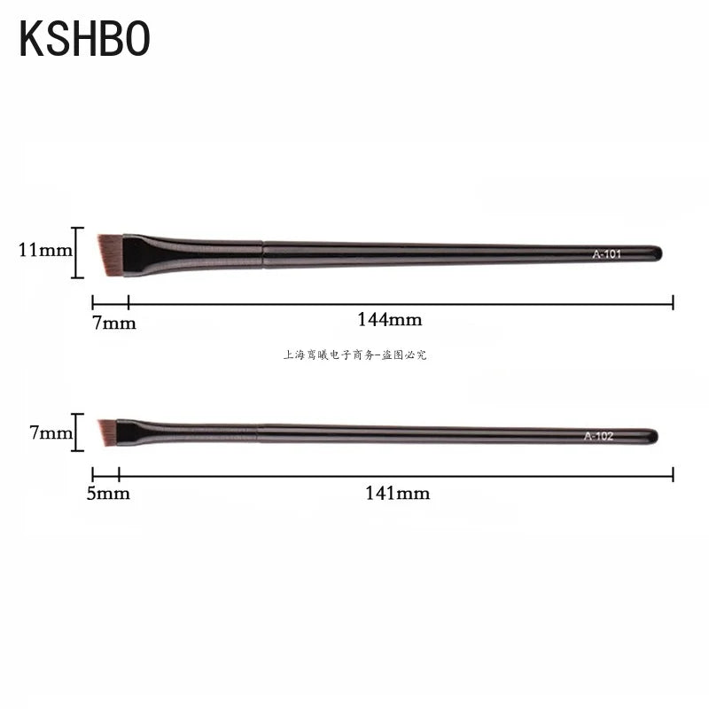 Nylon Angled Brow Brush 2pc