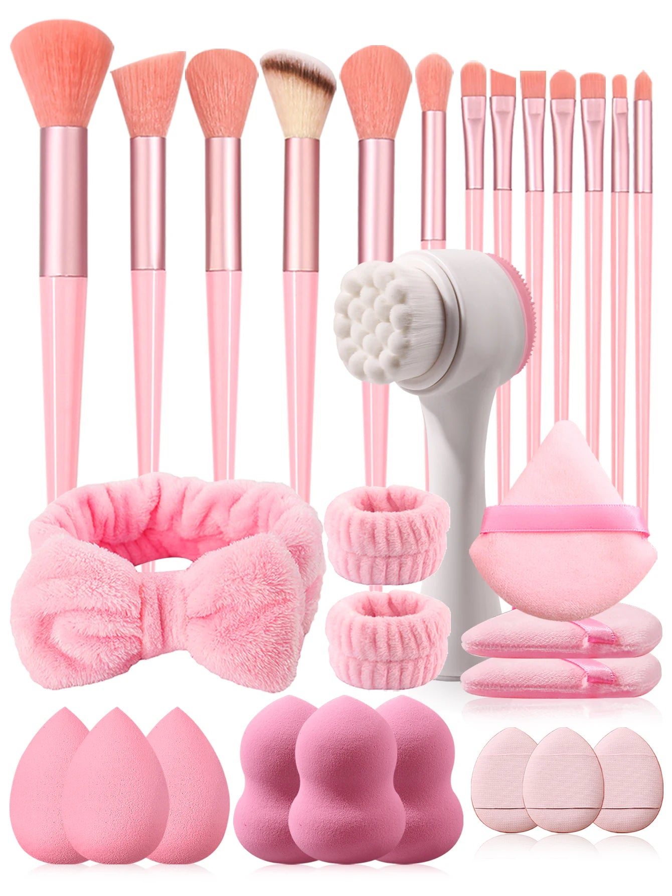 29pc Wool-Fiber Brush Kit - Beauty Bae