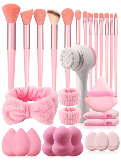 29pc Wool-Fiber Brush Kit - Beauty Bae