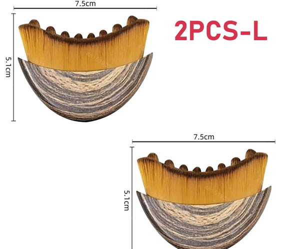 Wood Facial Lymphatic Brush