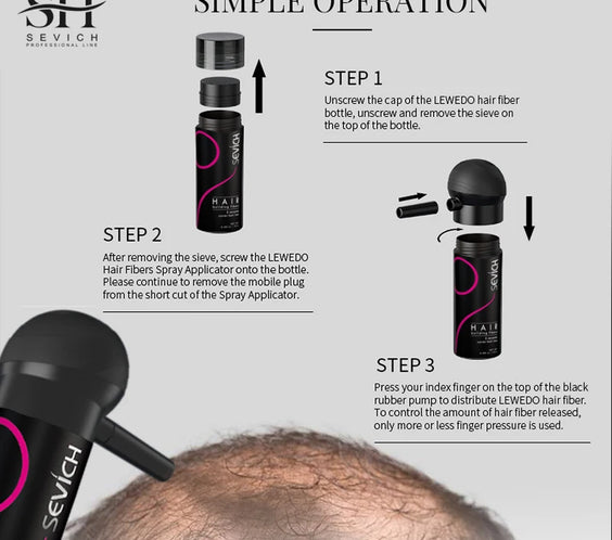 Keratin Hair Fiber Applicator