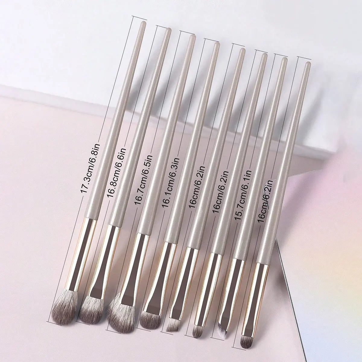 Champagne Wool Eye Brush Set