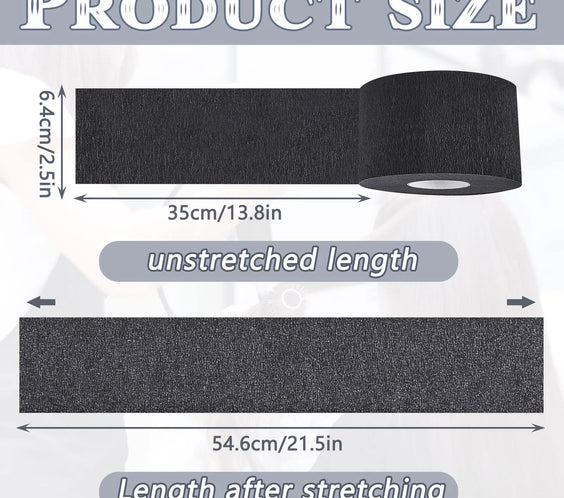 Nonwoven Black Neck Strip Roll