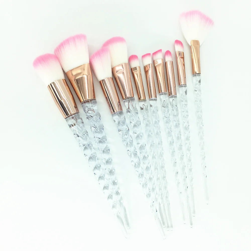 Unicorn Diamond Brush Set 10pc