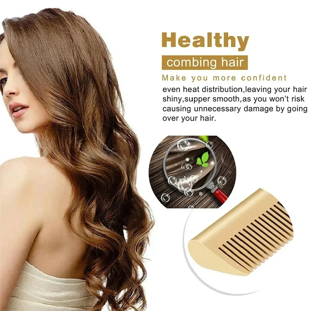 Pink Electric Hot Comb 210°C - Beauty Bae