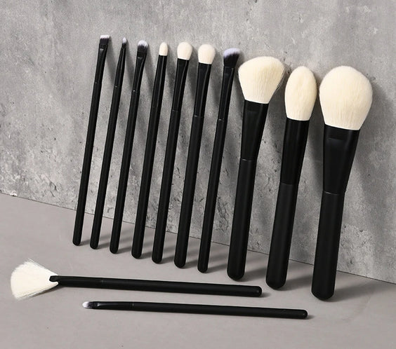 Goat Hair Brush Set Wood