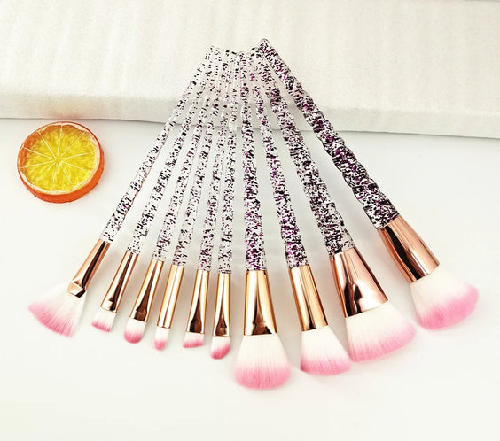 Unicorn Diamond Brush Set 10pc