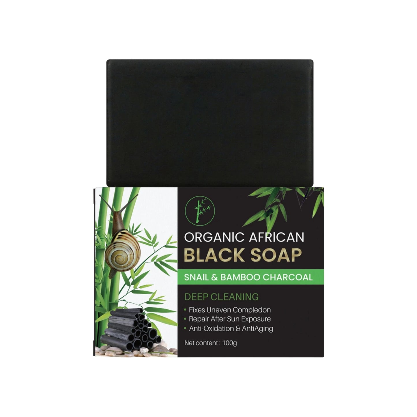 100g Bamboo Charcoal Soap - Beauty Bae