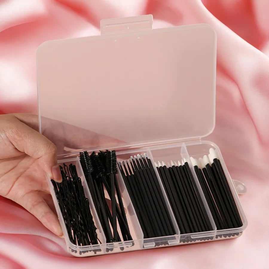 80pc Wool Lash Micro Brushes - Beauty Bae