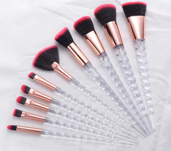 Unicorn Diamond Brush Set 10pc