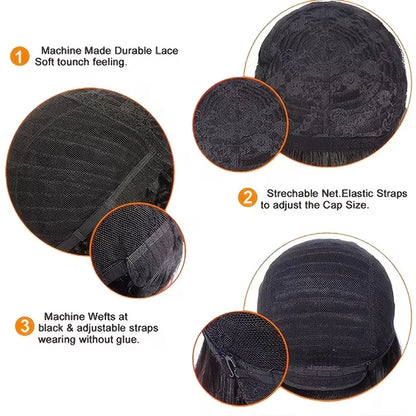 Short Layered Full Machine Made Pixie Wig With Bangs 100 Percent Human Hair Brazilian Remy Daily Wear For Women by Beauty Bae