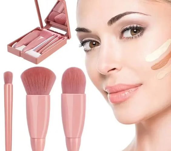 Mini Travel Brush Set ABS Case