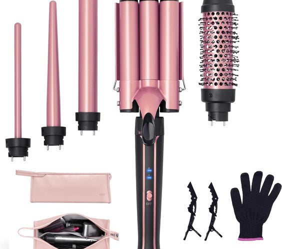 6-in-1 Ceramic Curling Wand