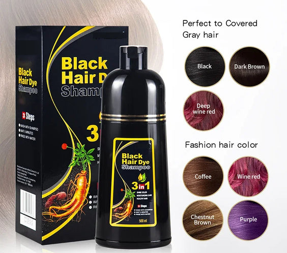 Herbal 3-in-1 Black Hair Dye