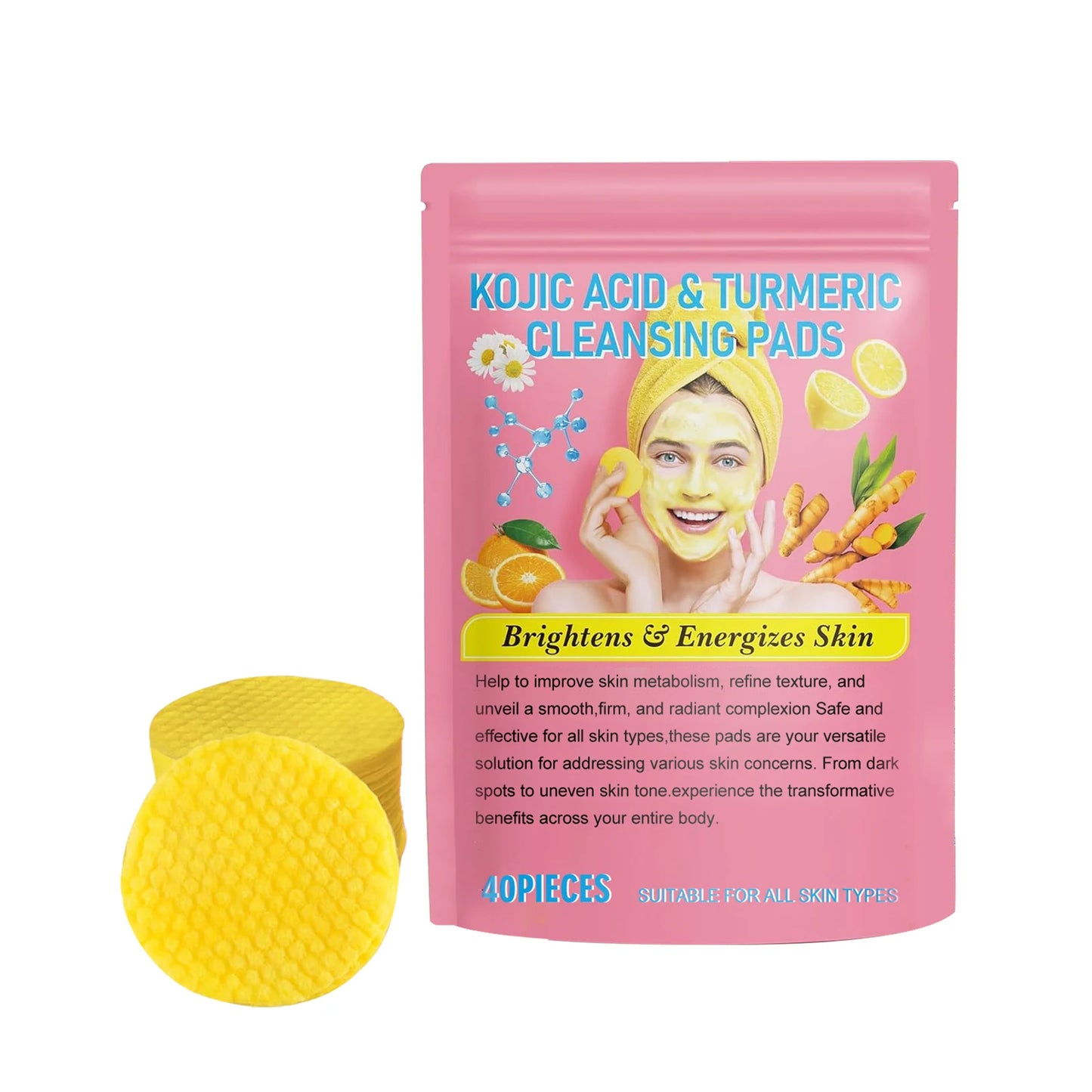 Turmeric Kojic Acid Pads - Beauty Bae