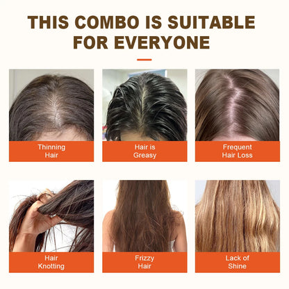 Purc Hair Growth Shampoo And Conditioner Set For All Hair Types 600 Ml Ginger Infused Nourish Repair And Smooth by Beauty Bae