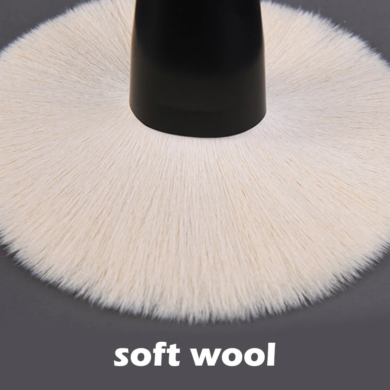 Goat Hair Brush Set Wood - Beauty Bae