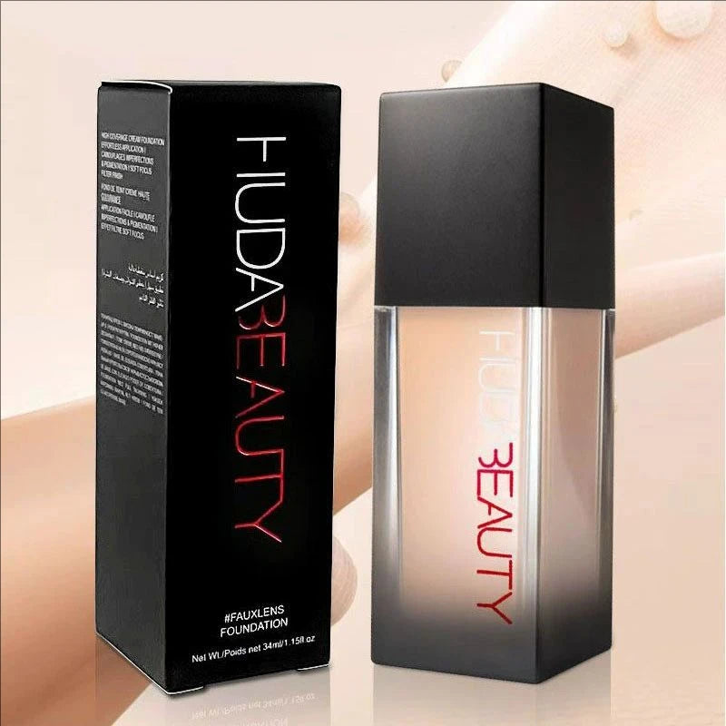 Huda Beauty Flawless Liquid Foundation Concealer For Dry Skin Natural Matte Finish Long Lasting Coverage Breathable by Beauty Bae