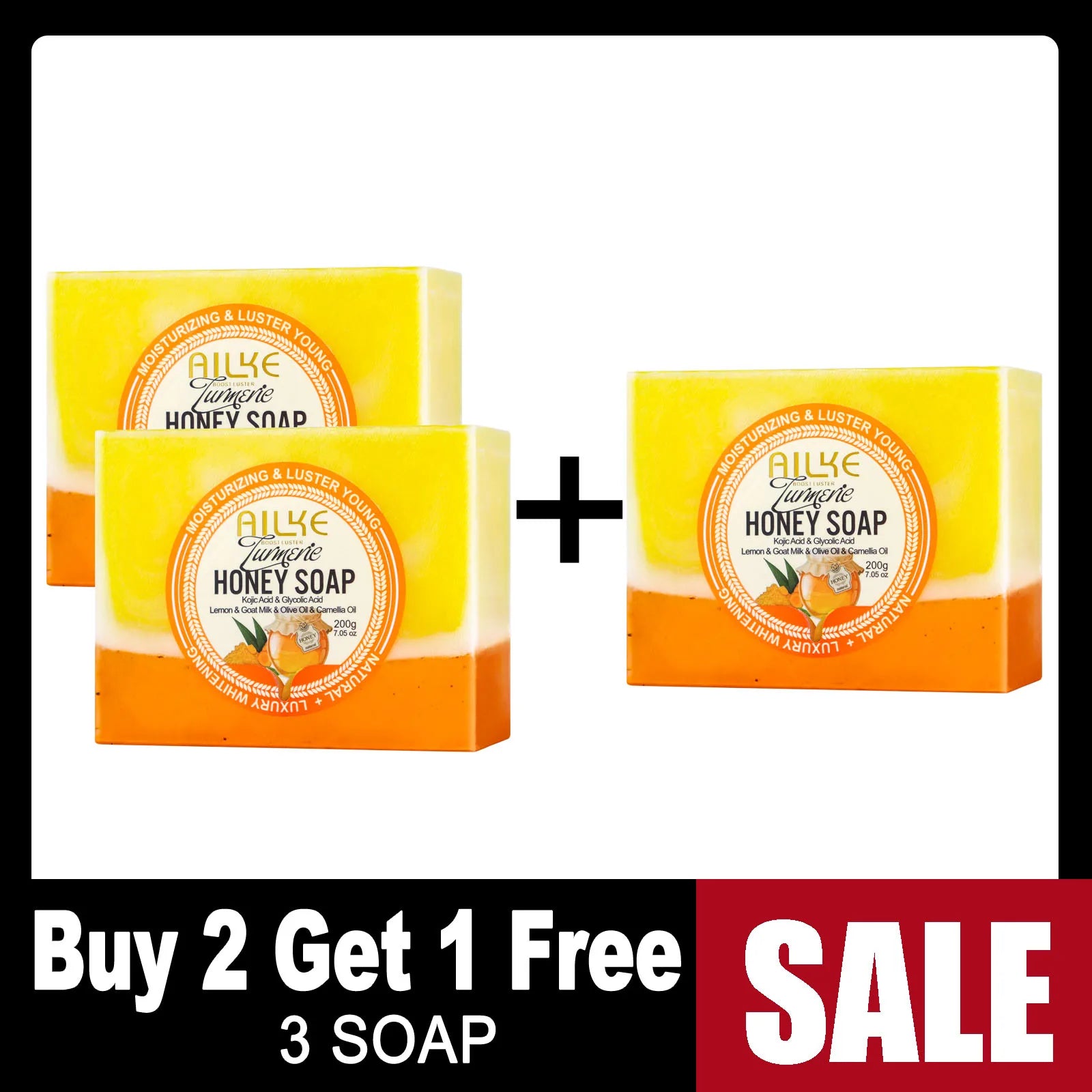 Turmeric Honey Soap 200g