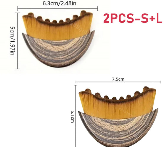 Wood Facial Lymphatic Brush