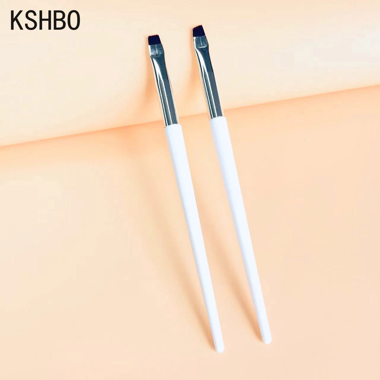 Nylon Angled Brow Brush 2pc - Beauty Bae