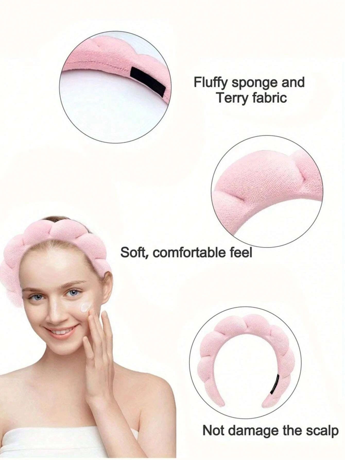Soft Fiber Spa Headband Set