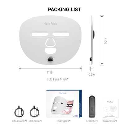 NIR Red Light Facial Mask - Beauty Bae