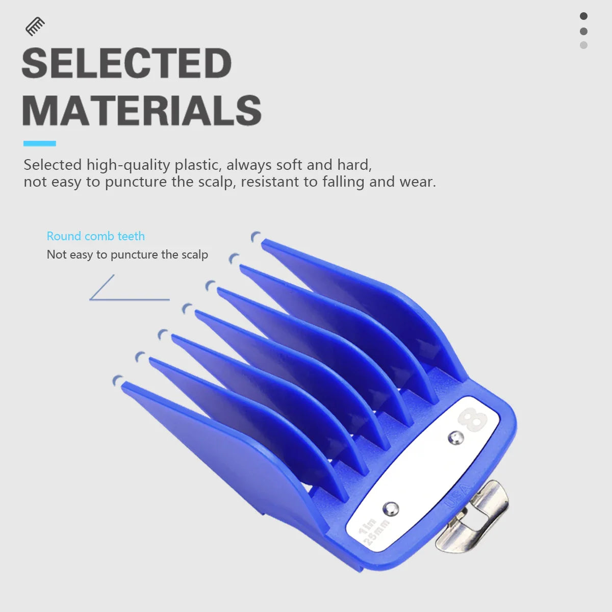 Universal Fit Hair Clipper Guards Set For Precise Trimming