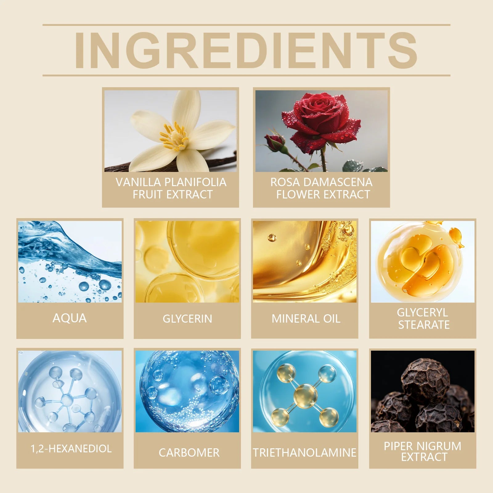 Vanilla Body Cream for Dry Skin Firming Intensive Moisturizer Winter Skincare Gift Set Hydrating Repair Anti Wrinkle by Beauty Bae