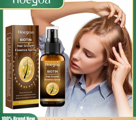 Ginger Scalp Density Serum spray bottle labeled ginger oil plant extracts available in 30ml 60ml 90ml mild formula