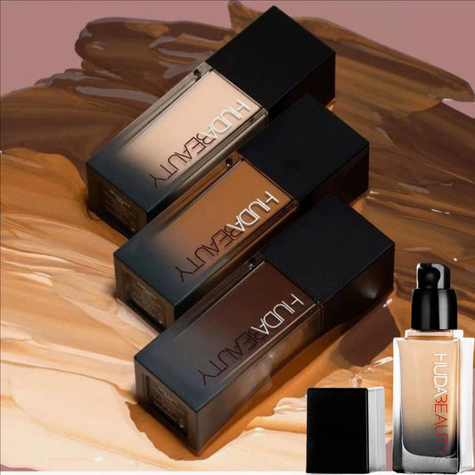 Huda Beauty Flawless Liquid Foundation Concealer For Dry Skin Natural Matte Finish Long Lasting Coverage Breathable by Beauty Bae