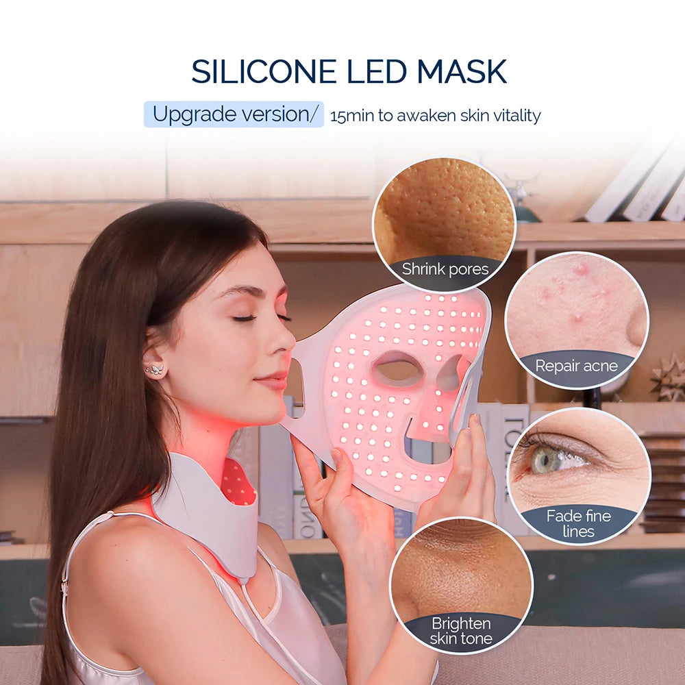 Foreverlily Silicone LED Mask - Beauty Bae