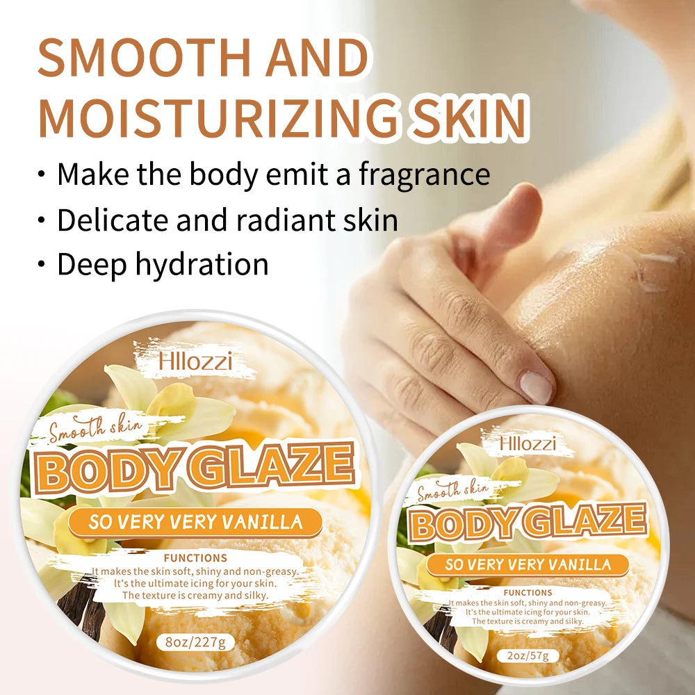 Vanilla Body Glaze For Face And Body Hydrating Nourishing Moisturizer With Fresh Scent For Daily Use by Beauty Bae