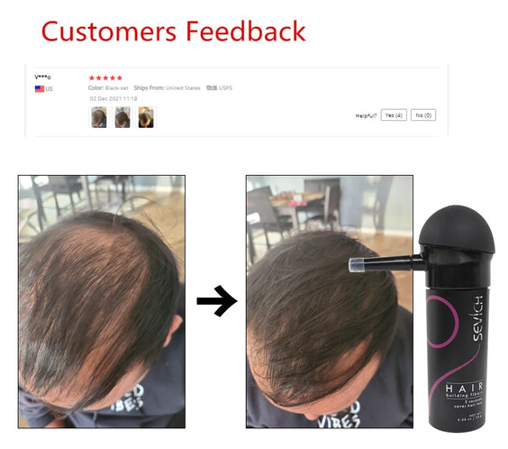 Keratin Hair Fibers 2pcs Set