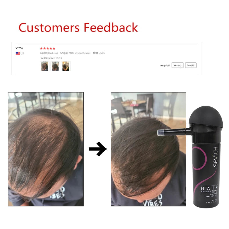 Keratin Hair Fibers 2pcs Set