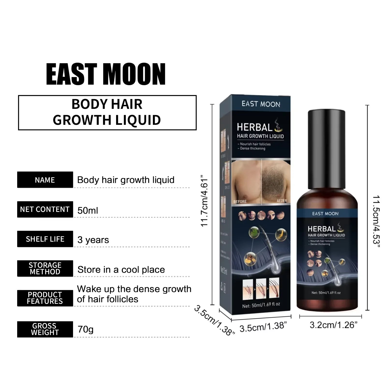 Beard & Body Growth Spray