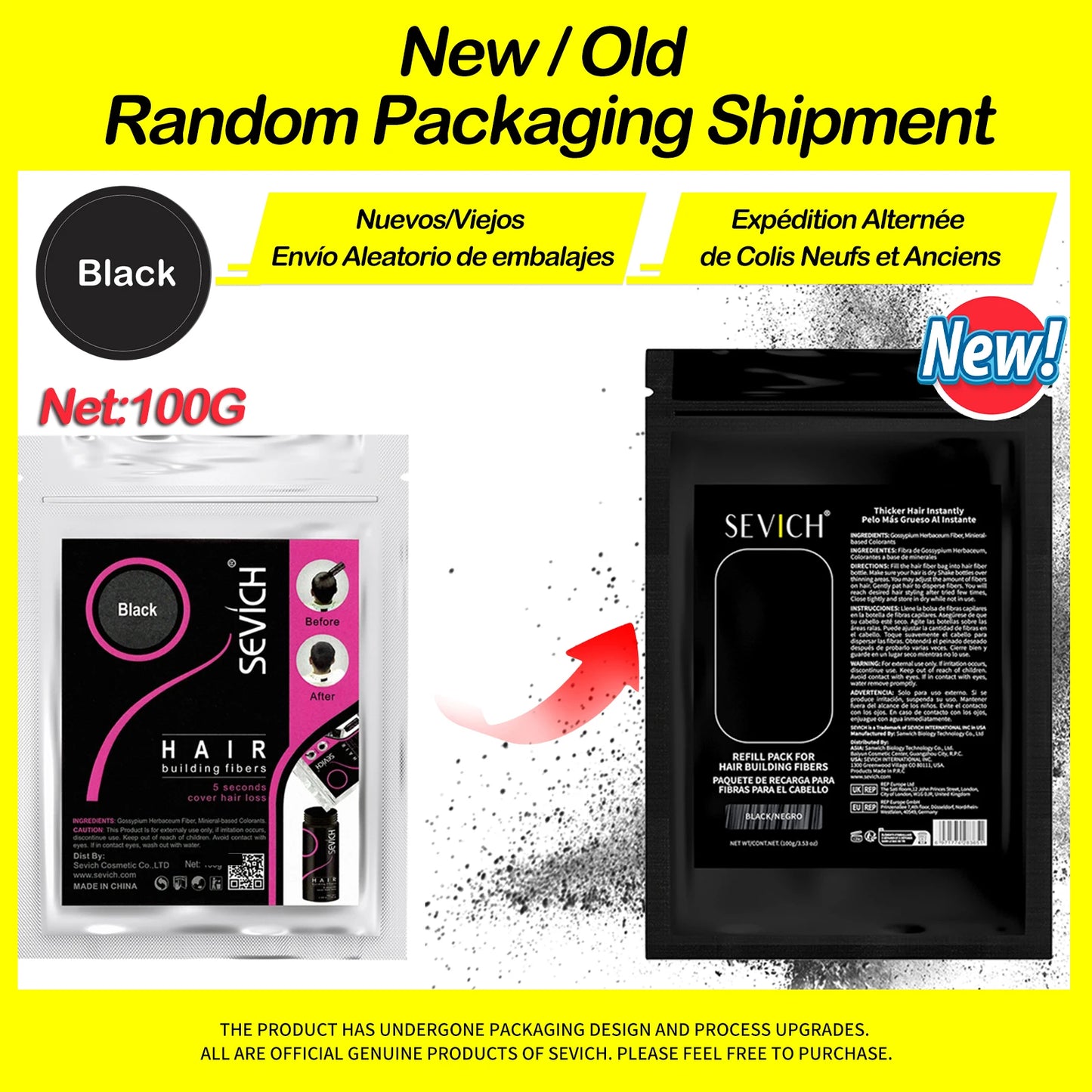 Keratin Fibers 100g Refill - Beauty Bae