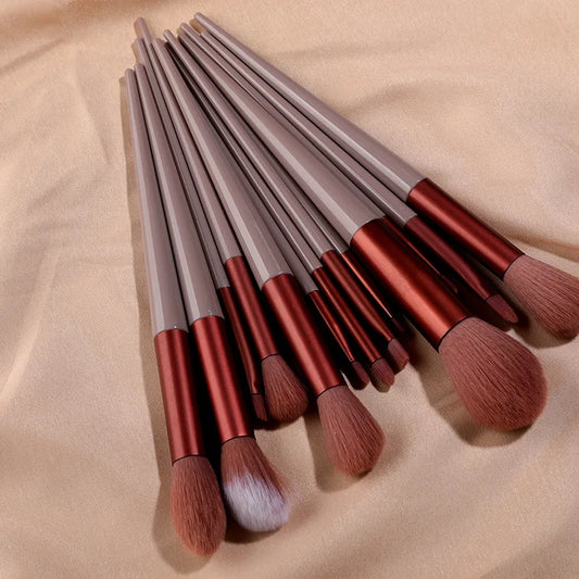 13pc Synthetic Makeup Brushes
