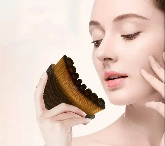 Wood Facial Lymphatic Brush