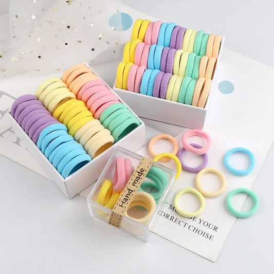Vibrant Elastic Hair Bands Set Colorful Hair Ties For All Styles